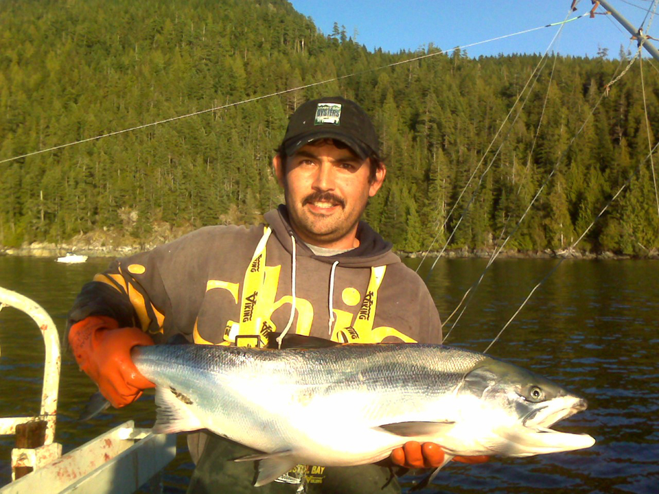 Ray Silvey holding fish